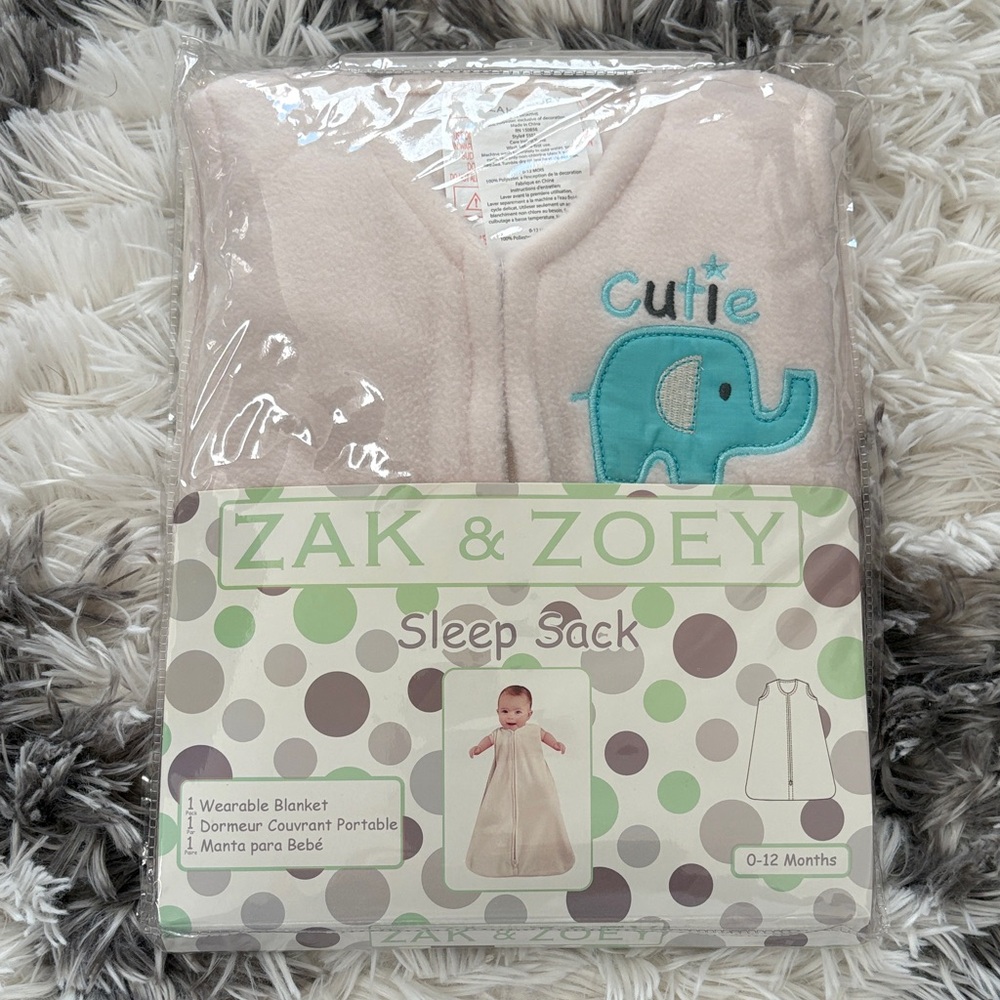 Zack & Zoey Sleep Sack 0-12 months. NWT